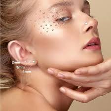 6 Sheets Face Gem Eye Body Jewels Crystal Self-Adhesive Rhinestone