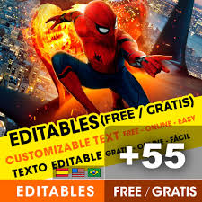Spiderman is a great theme to celebrate your kids' birthday and invite your guests with the masked. 55 Free Spiderman Birthday Invitations For Edit Customize Print Or Send Via Whatsapp Fiestas Con Ideas