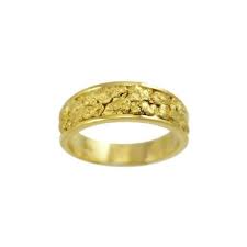 A wedding ring or wedding band is a metal ring indicating the wearer is married. Gold Nugget Rings Archives Alaska Jewelry
