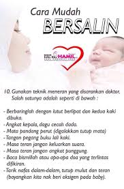 Ini mengelakkan anda terlalu kepenatan dan kehilangan suara semasa bersalin. 10 Tips Mudah Bersalin Aeinna Musa