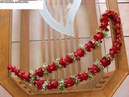 Rose Garland Flower Centerpieces Wedding Flower Garland Wedding Indian Wedding Garland