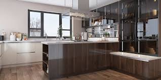 Once the levels are correct, fine tune the saturation based on the. Wood Brown High Gloss Uv Lacquer Kitchen Cabinet Op19 L09 Oppein The Largest Cabinetry Manufacturer In Asia