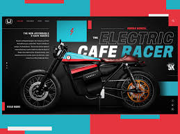 America has a new electric vehicle on its way. Honda Denzel Electric Cafe Racer Website Design Concept By Gauge On Dribbble
