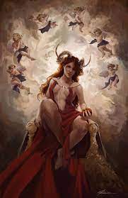 Lilith and the Seven Deadly Sins by LeGrebe on DeviantArt | Dark fantasy  art, Goddess art, Greek goddess art