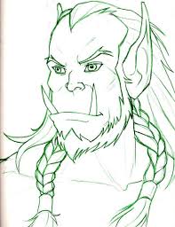 Wow Warchief Thrall Drawings World Of Warcraft Art