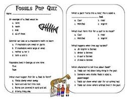Fossils Quiz Fossils Quiz Fossils Lesson Fossils