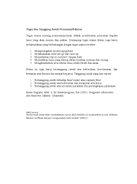 Maybe you would like to learn more about one of these? Tugas Dan Tanggung Jawab Pramusaji