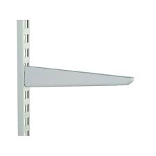 The shelving systems featured below are designed with intelligent users in mind. White Twin Slot Shelving Uprights Brackets For An Adjustable Shelving Systems Ebay
