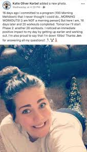 Wanted to give a shout out to this amazing preferred customer. She has been  doing our challenges for many years now and has gotten some amazing  results. You go girl!! Katie O'Sullivan