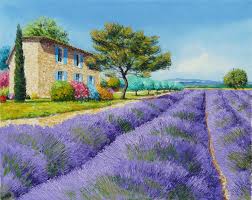 An artist's hand holding a brush and painting a mountain scenery on a canvas. Wallpaper 2362x1882 Px Art Bushes Field Flowers House Janiaczyk Jean Landscape Lavender Marc Mountains Painting Trees 2362x1882 Goodfon 1691433 Hd Wallpapers Wallhere