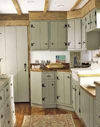 Painted Kitchen Cabinets Not White Old Farmhouse Kitchen Home Kitchens Farmhouse Kitchen Design