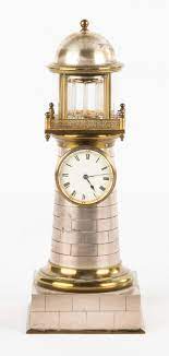 A very good early french lighthouse clock barometer automaton from the industrial series by andre romain guilmet, paris c1880. A French Industrial Animated Lighthouse Clock Cottone Auctions