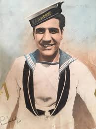 here is my great father if anyone knew the boat. I know that Polemou is a  mountain too. I can not date this drawing. my grandfather is 1903. how old  was he