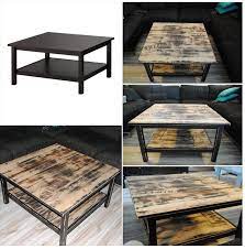 my own furniture makeover a coffetable from ikea hemnes got a new industrial look and style tables en palettes de bois table de salon ikea idee deco palette