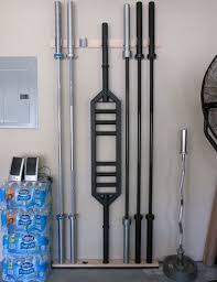 If you want to make heavier. Space Saving Diy Barbell Rack Bar Storage