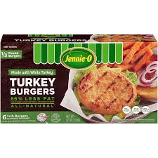 For frozen burgers, cook on 360 degrees fahrenheit for 18 minutes, flipping halfway over. Turkey Burgers Made With White Turkey Jennie O Product