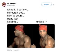 What If I Put My Minecraft Bed Next To Yours Is Our New Favorite Cringey Meme Minecraft Memes Minecraft Funny Funny Memes