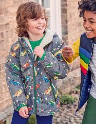 Take One Giant Leap Into The Rain With Our Shower Resistant Anorak Our Design S Eco Friendly Finish Will Keep The Water Off Yo Boden Kids Boys Coat Kids Coats