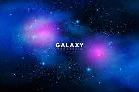 Samsung galaxy note 10 blue bubble 4k. Free Vector Mysterious Galaxy Background With Purple And Blue Tones