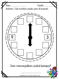 Latihan ini cukup mudah dan dapat dilakukan tanpa menggunakan bantuan peralatan. Latihan Matematik Mengenal Masa Dan Waktu Prasekolah 6 Tahun Kitpramenulis
