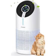 Amazon Basics Air Purifier, Cadr 400M³/H, Large Room 48M² (516Ft2) With  True Hepa Activated Carbon Filter Removes 99.97% Of Allergies, Dust, Smoke,  Intelligent Air Quality Sensor, Uk Plug, White : Amazon.Co.Uk: Home