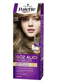 Schwarzkopf Palette Yogun Goz Alici Renkler Sac Boyasi 7 0 Kumral Sac Boyasi Keratin Renkler