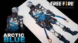 Watch the tutorial below and find out how you can obtain the arctic blue bundle and other cool rewards!. Arctic Blue Bundle Drawing Freefire Drawings Kaku Arts Youtube