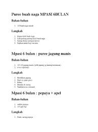 172 resep mpasi 6 bulan buah naga ala rumahan yang mudah dan enak dari komunitas memasak terbesar dunia! Puree Buah Naga Mpasi 6bulan