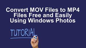 This website is very popular among people to convert files in the mp4 video formats, and it is very easy to use. Convert Mov To Mp4 Using Windows Photos Youtube