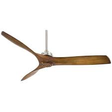 Minka Aire Aviation 60 Inch Ceiling Fan With Three Blades In Distressed Koa Finish F853 Bn Dk Bellacor In 2020 60 Inch Ceiling Fans Ceiling Fan Minka Aire