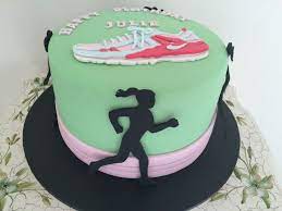 Find images of birthday cake. 24 Runner Birthday Ideas Running Cake Cupcake Cakes Birthday
