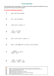 Proofs Worksheet Doc Teaching Resources Math Secondary School Teaching