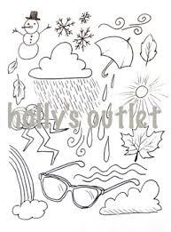Maybe you would like to learn more about one of these? Seasons Coloring Page Clipart Editable Page Weather Fall Winter Spring Summer