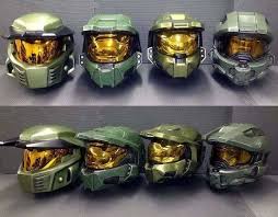 Begin by drawing master chief's helmet. Chief S Helmet Evolution Halo Ce Halo 2 Halo 3 And Halo 4 5 Halo Cosplay Halo Ce Halo Spartan