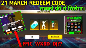 Here are the free fire redeem codes for april 30: Ffic 21 March Redeem Code Free Fire Redeem Code Ffic Redeem Code Today Ffic Redeem Code 2021 Youtube