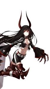 Black And Gold Cartoon Characters Black Rock Shooter Black Rock Shooter Black Rock Black Hills Gold