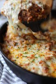 Low Carb Ground Beef Recipe Italian Keto Beef Skillet Recipe Beef Recipes For Dinner Beef Recipes Ground Beef Recipes For Dinner