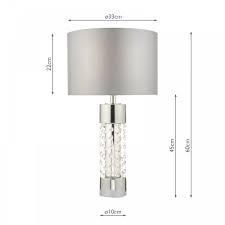 Check spelling or type a new query. Dar Wisebuys Yal4208 Yalena Single Light Large Table Lamp In Polished Chrome Finish Castlegate Lights