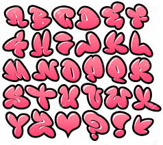Graffiti Bubble Vector Fonts With Gloss And Outline Variation Royalty Free Cliparts Vectors And Stock Illustration Image 39099284
