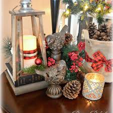 Christmas Decor On End Table Christmasdecorating Endtabledecor Diningdelight Christmas Decorations Christmas End Tables