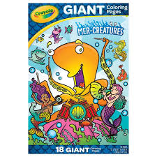 Kids will love drawing and coloring the trolls and giants coloring pages. Crayola 18 Gaint Coloring Pages Mer Creatures
