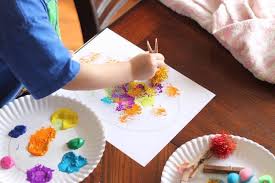 Bunte Ostereier Basteln Und Dekorieren Mit Kleinkindern Basteln Kinder Unter 3 Kinder Basteln Fruhling Ostern Basteln Mit Kleinkindern Ostern