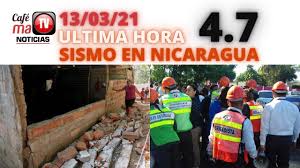 El terremoto de managua de 1972, llamado localmente terremoto del 72, fue un sismo de magnitud 6.2 en la escala richter que destruyó la capital de nicaragua, a las 00:35 a. Ultima Hora Terremotos Hoy Se Registra Sismo En Nicaragua Sabado 13 03 21 Youtube