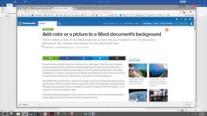 Is there a way to do that? How To Add Color Or A Picture To A Word Document S Background Techrepublic
