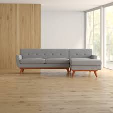 This sectional is 113 inches wide, and you can decide whether you want its chaise on the right or left side. Mid Century Modern Sectional Sofa Ideas On Foter