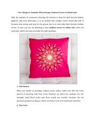 See more ideas about colourful cushions, cushions, pillows. Five Things To Consider When Buying Cushion Covers In Online Sale By Eastern Souls Issuu