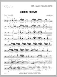 Just the melody parts along with a simplified drum part.â can be used as solos or as an ensemble piece, grade 1.5. Colonial Drummer Sheet Music To Download