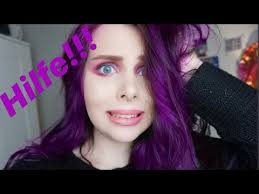 Vor allem wenn man es zeitlich nicht schafft die haare wieder entsprechend zu färben. Lila Directions Auf Braunen Haaren Funktioniert Es Youtube