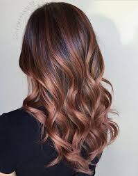 Brunette Rose Gold Balayage Hair Color Balayage Balayage Hair Brown Hair Trends