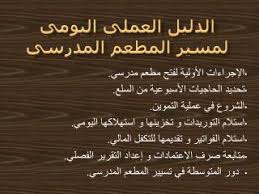 Ppt الدليل العملي اليومي لمسير المطعم المدرسي Powerpoint Presentation Id 6490628